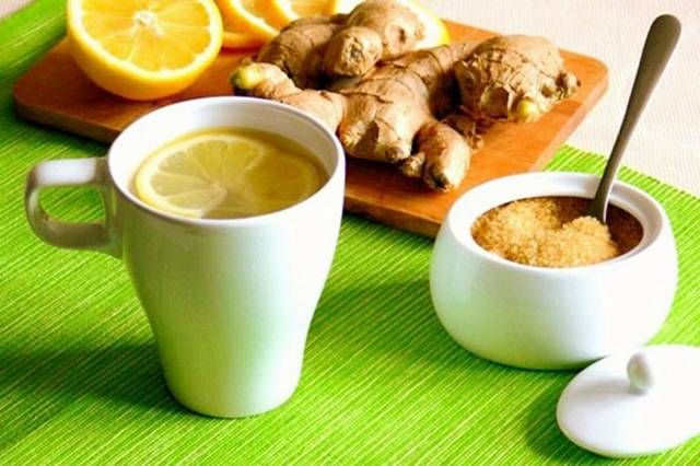 Чай з імбиром та лимоном