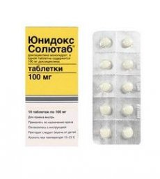 Юнідокс солютаб: інструкція для використання